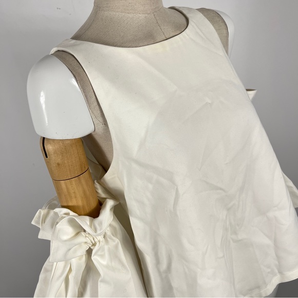 ANNEX A cold shoulder bell sleeve ruffled top blouse - Picture 2 of 11